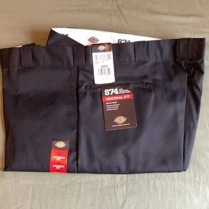 Dickies 44x34 Dress Pants Black NEW Big and Tall